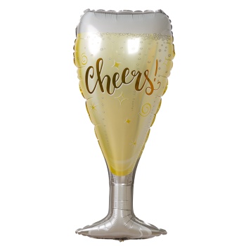 Фольгированный шар бокал