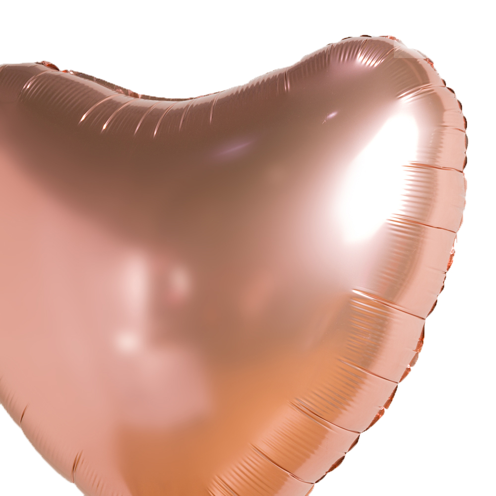 Фольгированный шар сердце шоколадный