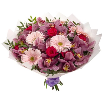 Букет из гербер и роз