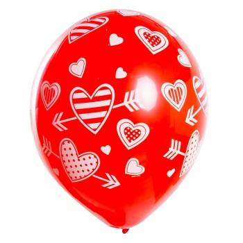 Латексный шар красный